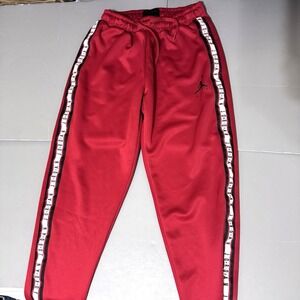 Mens Nike Air Jordan Jumpman Sweatpants AQ2696-687 Red Size M Medium Track